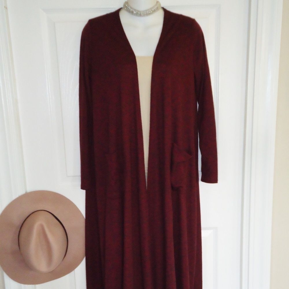 LULAROE SARAH SMALL 6/8 MAXI CARDIGAN DUSTER